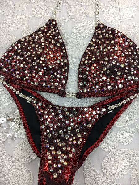 Quick View Competition Bikinis Red Mesmerize PLUS