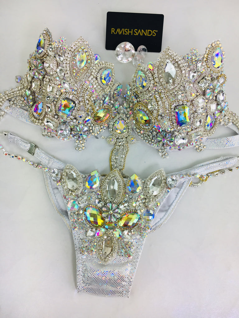 Custom Diamond Catwalk Themewear bikini $879 or bikini and wings $1300