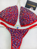 Custom Competition Bikinis Multitone (Red/Blue/Purple)