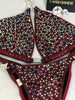 Custom Competition Bikinis Red Cranberry Ultimate Confetti Preciosa
