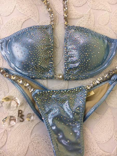 Deal of the Month Smokey Blue Metallic Glitz $197.98 Micro Cheeky Quick Ship