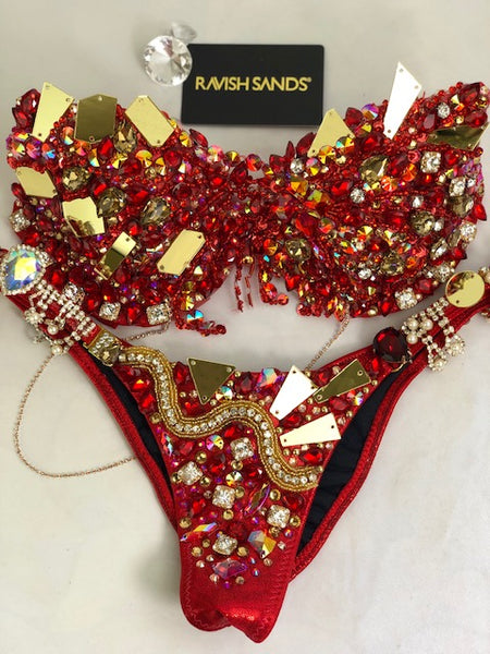 Custom Fierce and Fabulous Themewear bikini $699