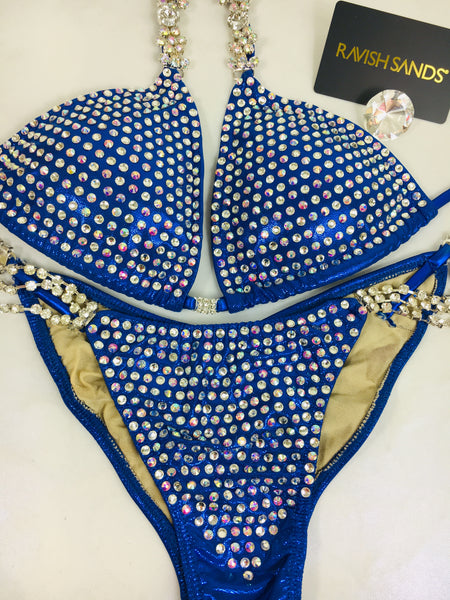 Rental #10 Blue 2 Small Skinny Top/Midcoverage Cheeky