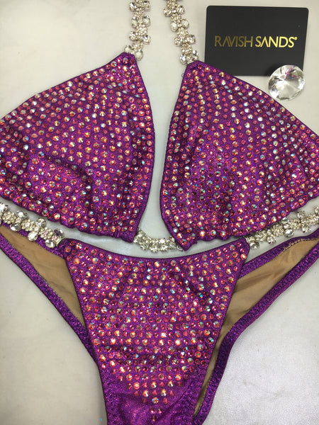 Rental #90 New Purple 4 Medium Standard Top/Micro Cheeky