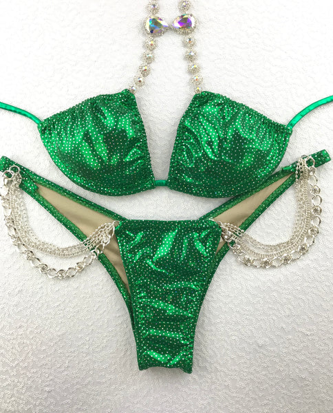 Green Silver Speckle(Connector#16,32) Micro Cheeky