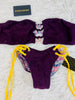 Plum Hearts 4:1 Flip It Reversible Bikini Brazilian Cheeky