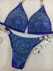 Quick View Competition Bikinis Blue Bling Luxe Crystals Molded cup upgrade included