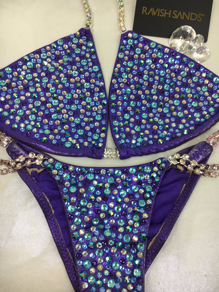 Rental #71 Purple Small Top/Micro Cheeky