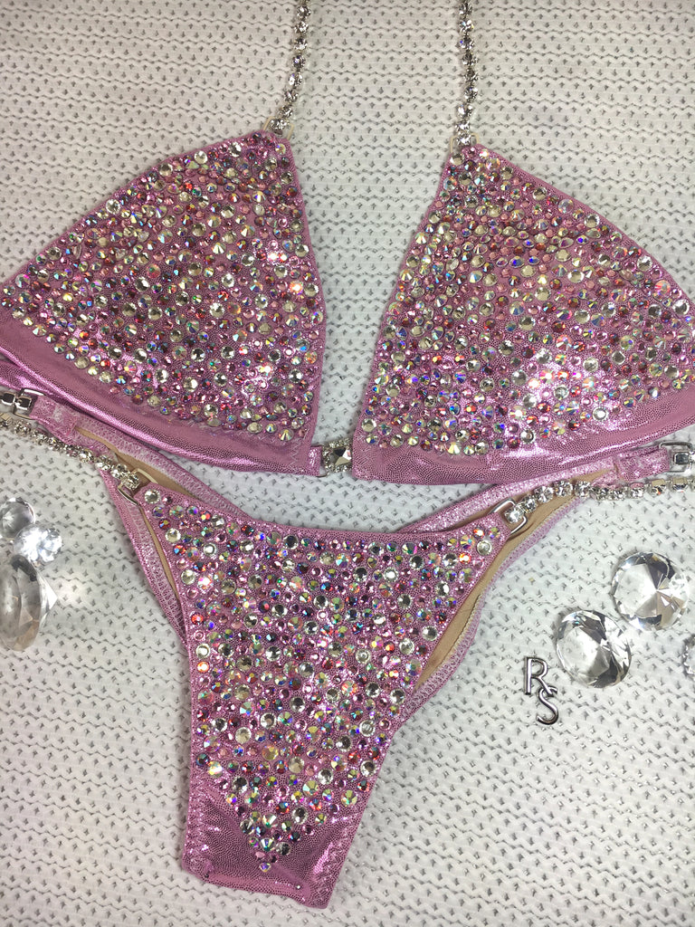 Quick View Competition Bikinis Pink Bubbles Deluxe