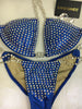 Rental #12 Mystic Blue Small Standard Top/Midcoverage Cheeky
