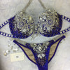 Custom Purple Gala Themewear bikini