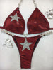 Custom Posing Exclusive Sunflower/Bees/Pineapple Or Star options bikini w/Embellishment $139.99 (choose any fabric color/choice of connectors)