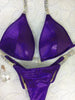 Custom Made Posing Competition bikini with MOLDED CUP (5 connectors and swatch choice)