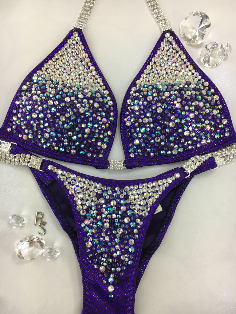 Quick View Competition Bikinis Purple Bubble Deluxe Diamond Princess 