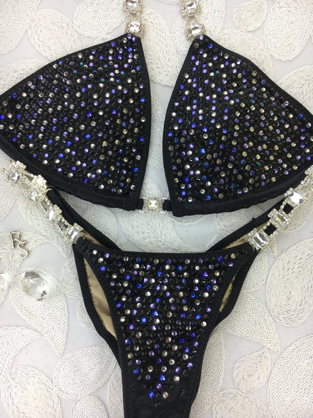 Quick View Competition Bikinis Black Bling Luxe
