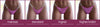 Custom Competition Bikinis Pink fuchsia Bling Luxe Underwire Push up bra Wellness bikini w/connectors
