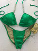 Kelly Green Sparkle MIDCOVERAGE Cheeky 