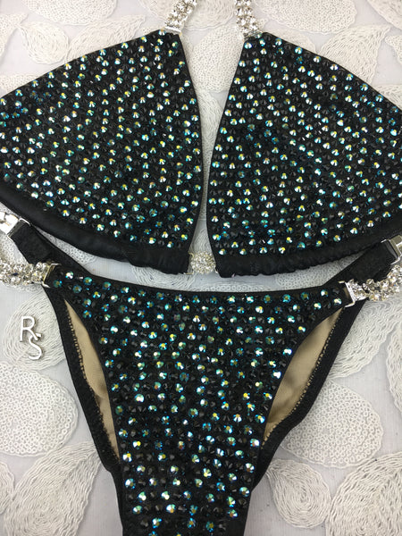 Quick View Competition Bikinis Black Bling Luxe