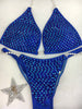 Quick View Competition Bikinis Blue Bling Luxe Swarovski w/molded cup included