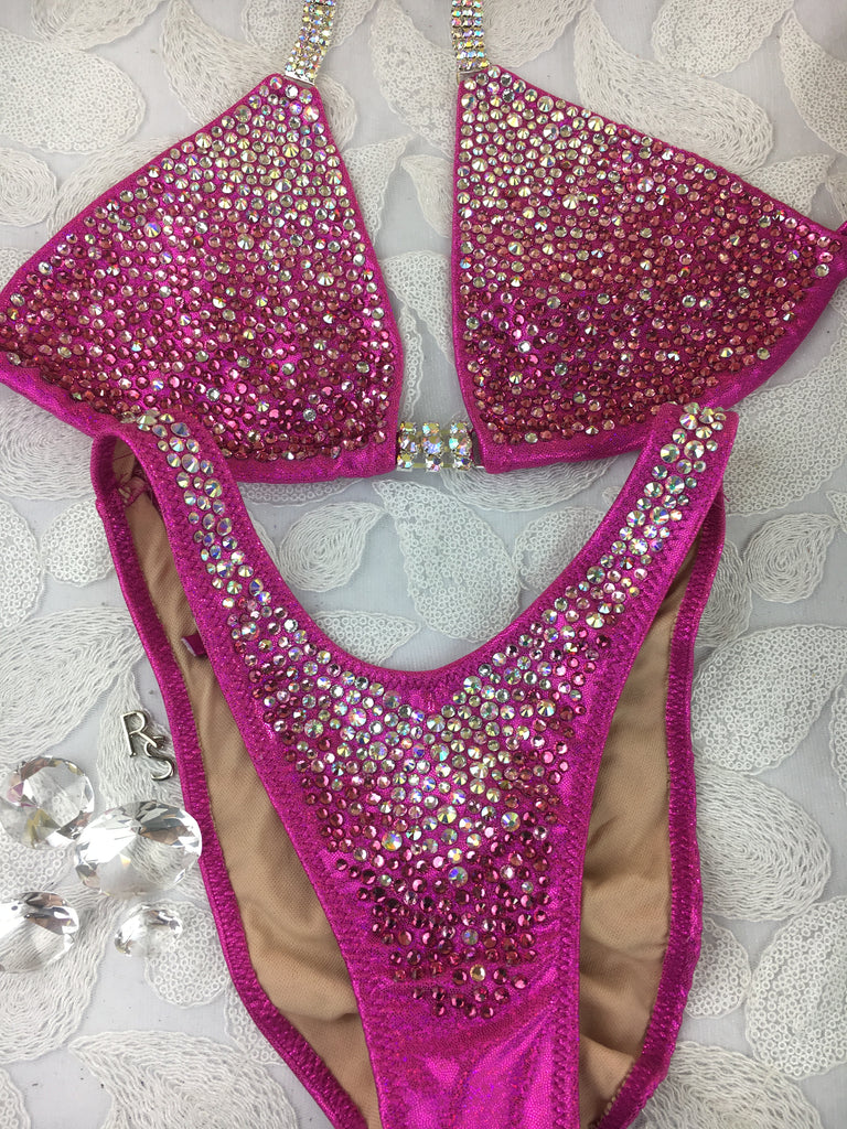 Custom Diamond Princess  Deluxe Figure Competition Suit $625+ (top connectors are an add on)