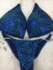 Quick View Competition Bikinis Blue Bling Luxe Swarovski Crystals Molded cup