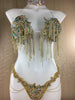 Custom Waterfalls Crystal themewear with wings $1348 or bikini only $849