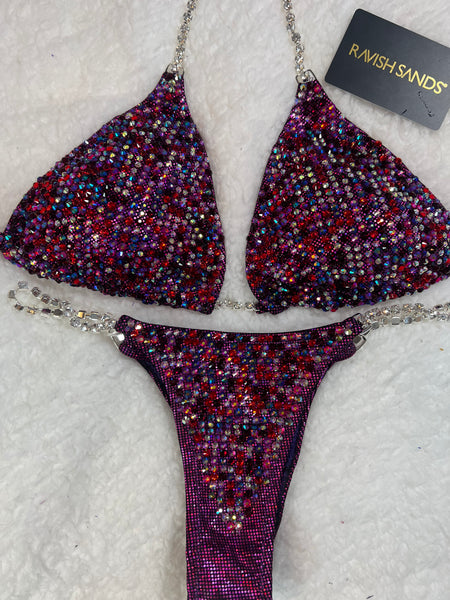 Ready to ship Purple medium and large tops/pro cut cheeky