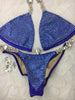 Quick View Competition Bikinis Blue Bling Luxe