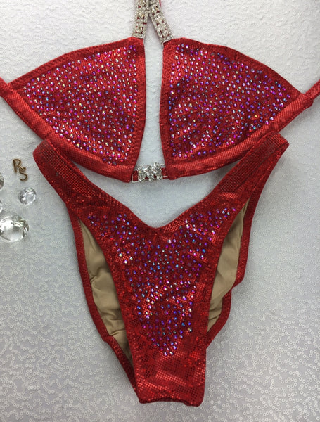 Custom Platinum Bling Figure/Physique Suit Special (Top/Center #51 included in package)