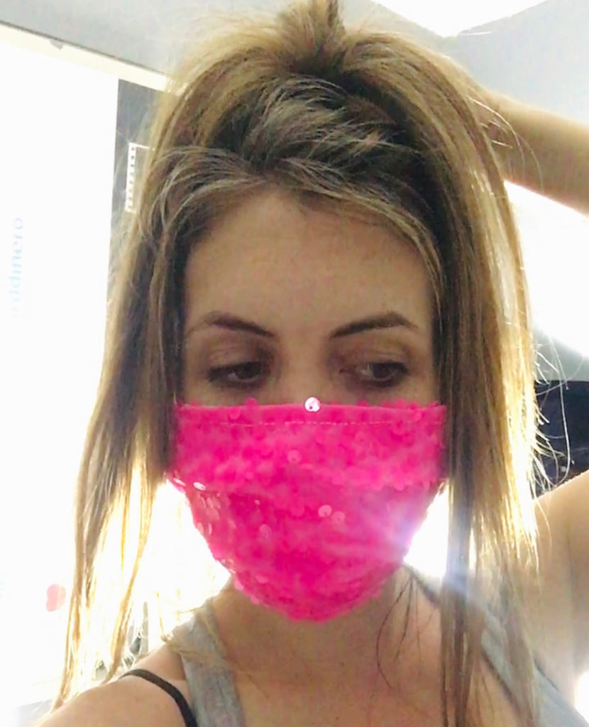 Ravish Pink Washable Face mask (not hospital grade)