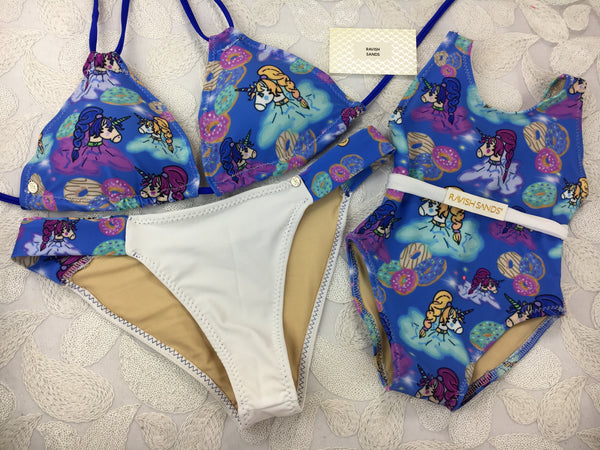 Custom Mommy And Me Unicorns (may order in any fabric combo we offer)