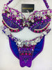 Custom Fuchsia/Silver Ice Themewear bikini $699