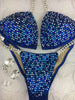 Quick View Competition Bikinis Blue Bling Luxe