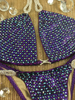 Quick View Competition Bikinis Purple Bling Luxe Swarovski Crystals