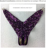 Custom Ombre Black purple Competition Bikini