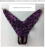 Custom Competition Bikinis Purple Blue phenomenon Molded Cup Deluxe