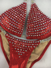 Quick View Competition Bikinis Color crystal Red Bubbles Elite