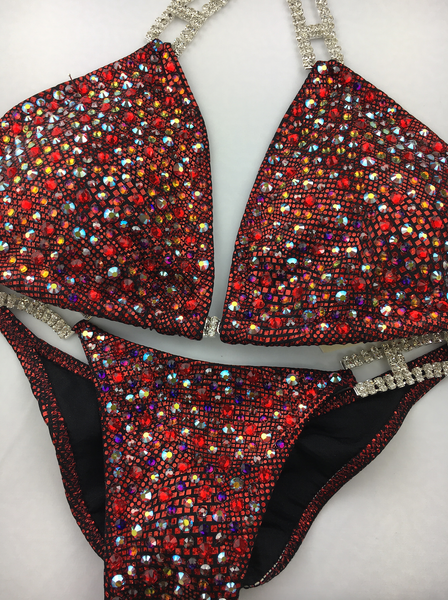 Quick View Competition Bikinis Red Scope Confetti Bliss