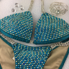 Quick View Competition Bikinis Emerald/Blue Bling Luxe