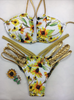 Custom Sunflower Multistring Bikini ***(SUIT SOLD PER PIECE OR SET, price varies)