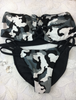 Custom Black Grey Camo 4:1 Flip it  Bikini***(SUIT SOLD PER PIECE OR SET, price varies)