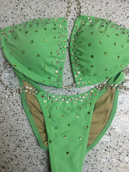 Custom Bling It More (Choose any color swatch/fabric)Competition Bikini