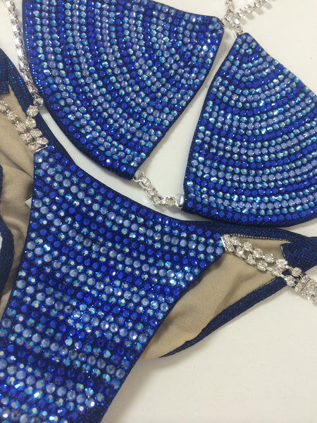 Quick View Competition Bikinis Blue Rainbow Deluxe