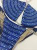 Custom Rainbow Deluxe (3 rows alternating colors)Competition Bikini