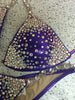 Custom Bubbles Diamond Princess Starburst celebrity (Choose any Fabric Color)Competition Bikini