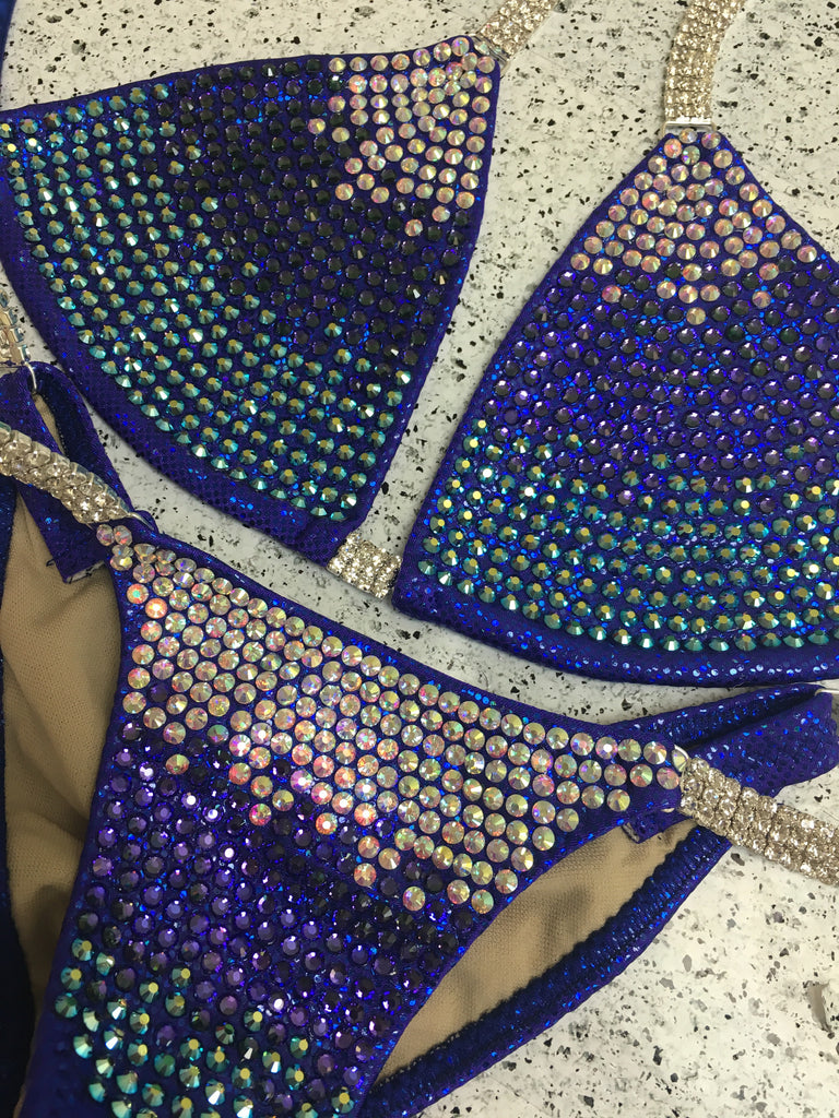 Quick View Competition Bikinis Blue Gradient  Luxe