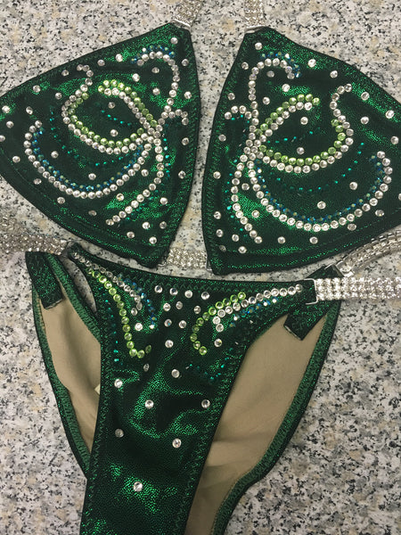 Custom Swirls Competition Bikini