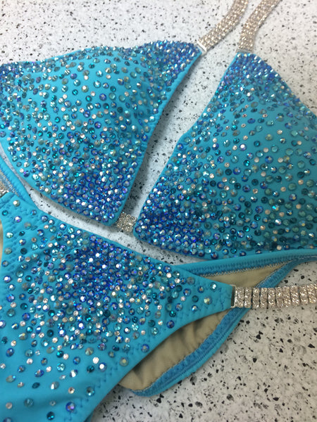 Custom Lily Starburst Deluxe with Color Crystal Upgrade Competition Bikini