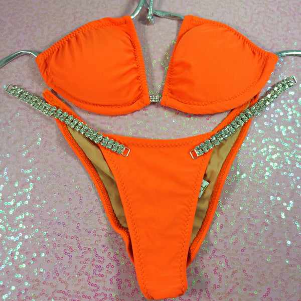 Quick Ship Dark Orange Midcoverage Cheeky