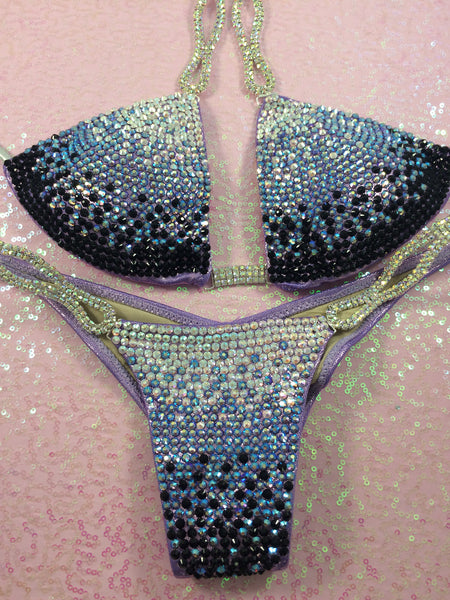 Quick View Competition Bikinis Lavendar/Purple Gradient  Luxe